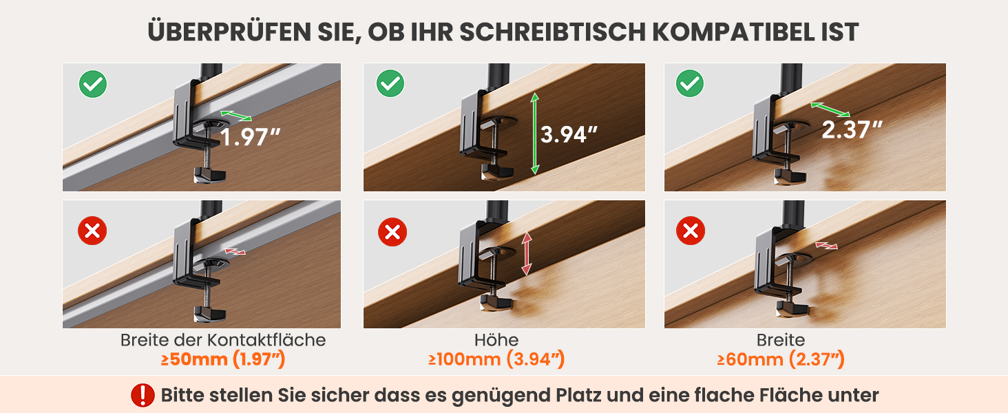 Кріплення для монітора ErGear 2 монітори, вертикальне, чорне, VESA 75x75/100x100mm, до 9кг