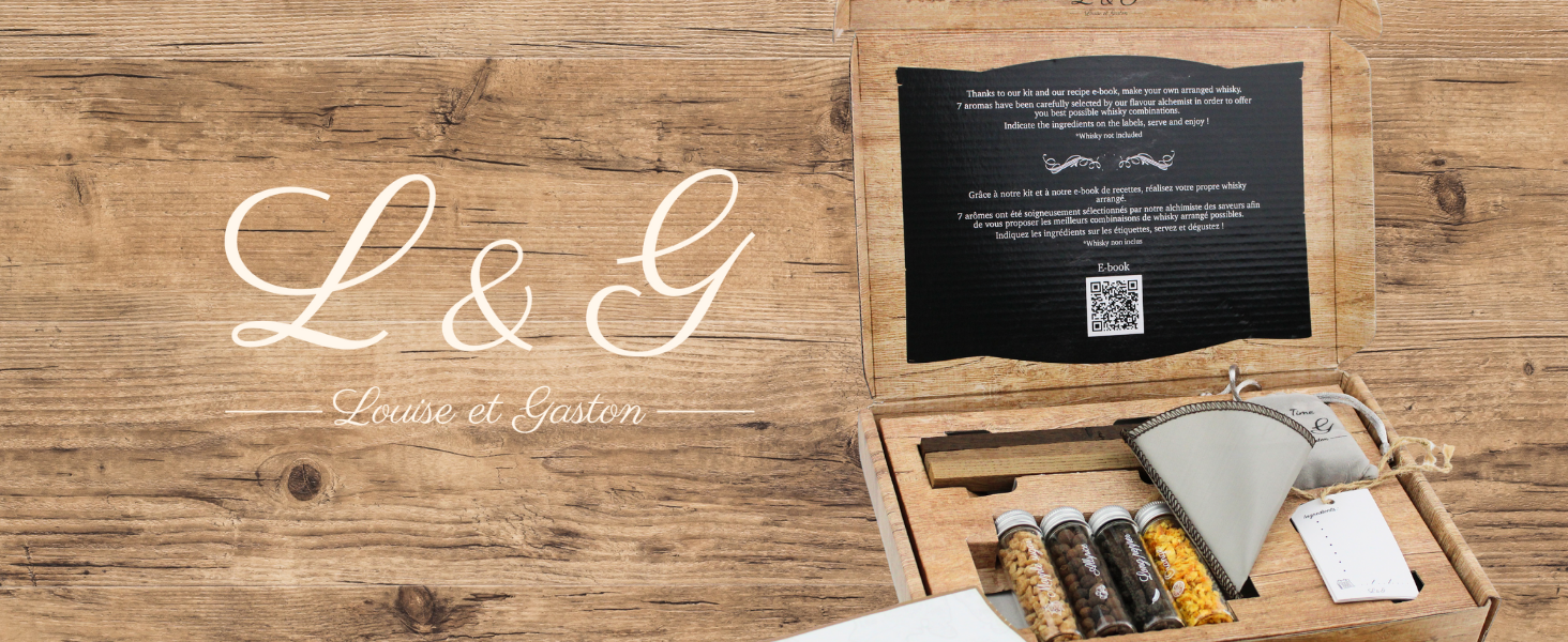 Набір спецій для віскі L&G® - подарунковий набір для чоловіків та жінок, оригінальна ідея для подарунка на Різдво, День народження, День святого Валентина, незабутні враження вдома