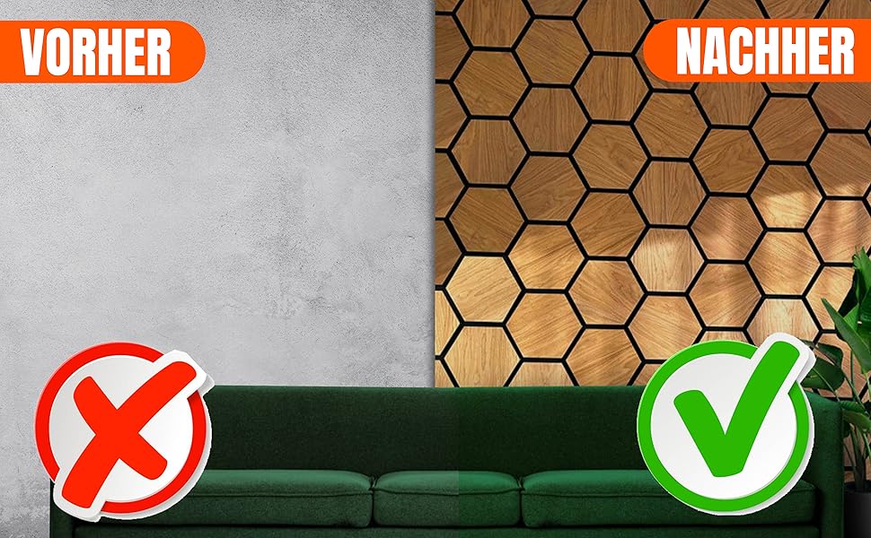 Акустичні настінні панелі AS Country Stone з натурального дерева Тик, 80x65 см, набір 4 шт. — звукоізоляція та декор для офісу та дому