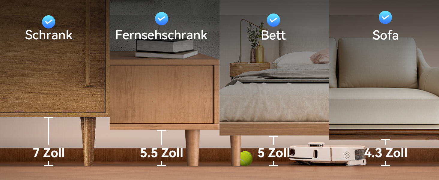 Робот-пилосос Tesvor S8 Pro з функцією миття - 8000Pa, LiDAR-навігація, 240 хв роботи, керування через додаток/Alexa, для прибирання шерсті тварин, килимів та твердих підлог