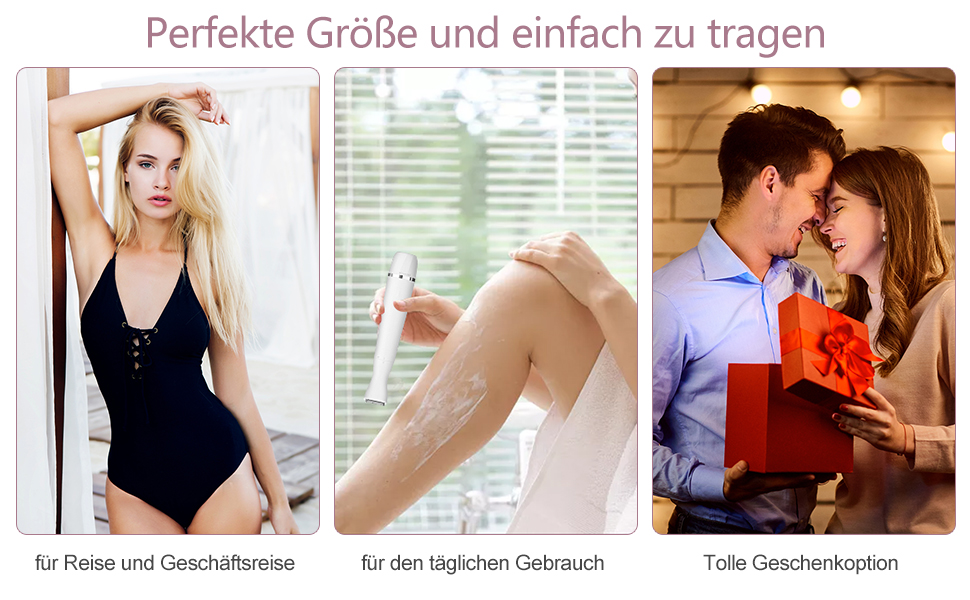 Електричний жіночий триммер 5-в-1 для бікіні, обличчя, ніг та під пахвами. Бездротовий, вологостійкий, з USB-зарядкою