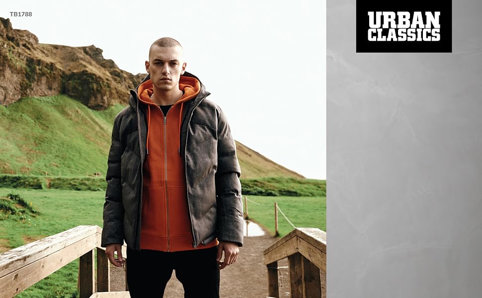 Чоловіча базова толстовка-худі Urban Classics Basic Zip Hoody на блискавці, колір Charcoal (темно-сірий)