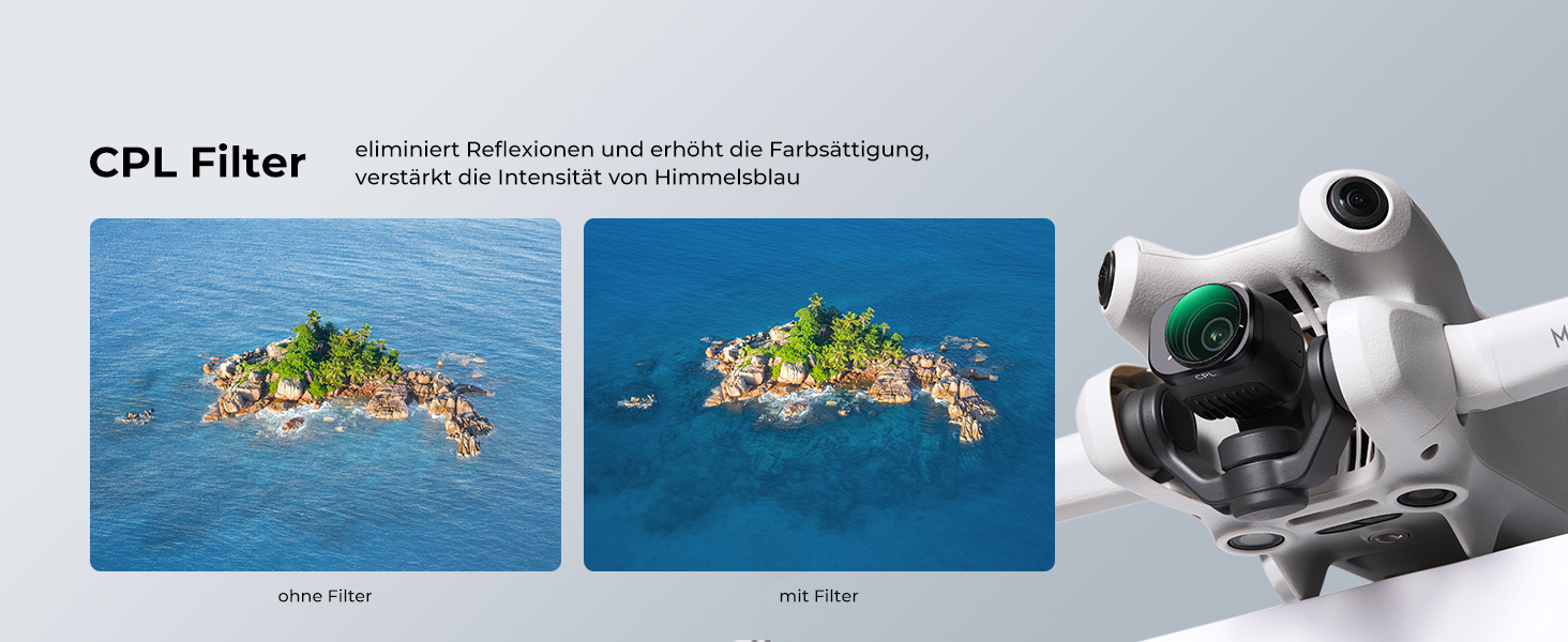 Набір фільтрів K&F Concept Mini 4 Pro: ND, CPL, UV - 6 шт. (ND2-32, ND32-512, CPL, UV) для DJI Mini 4 Pro