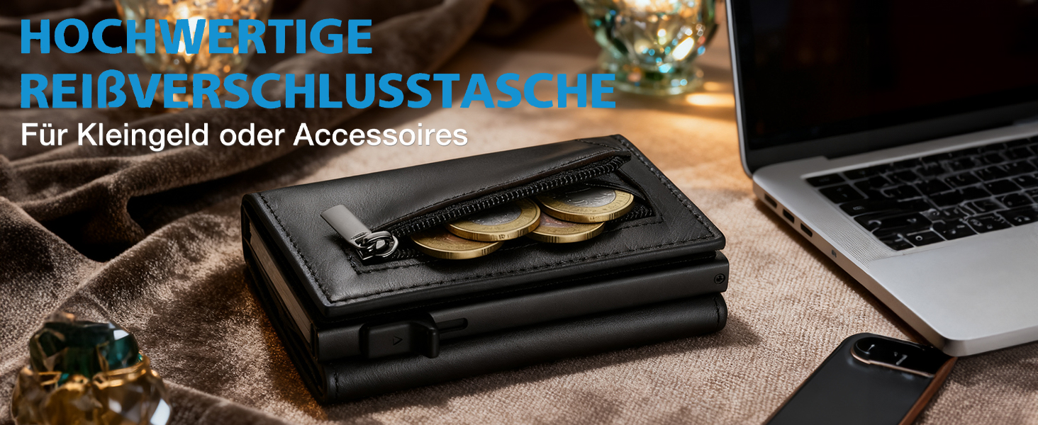 TENBST Smart Wallet 3.0: Шкіряний гаманець для чоловіків з магнітною застібкою | RFID-захист | Slim-модель | Гаманець-картхолдер