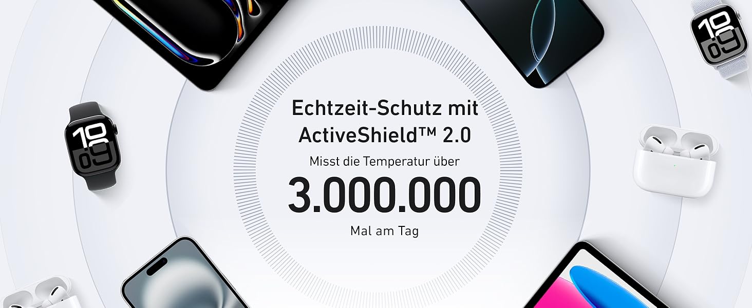 Anker MagGo Powerbank 10000mAh: Qi2, MagSafe, портативний зарядний пристрій для iPhone 16/15/14/13, чорний