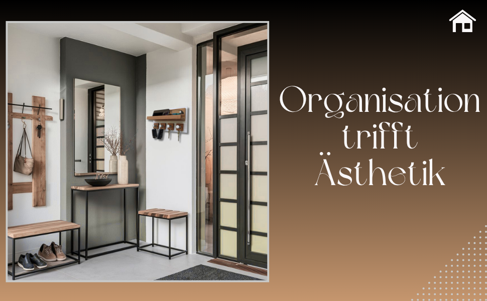 Сучасне ключниця Alakay з полицею - блискуче дерев'яне ключниця для стильного зберігання ключів, підставка для ключів. Ідеально підходить для дому або офісу, практична та елегантна (білий)