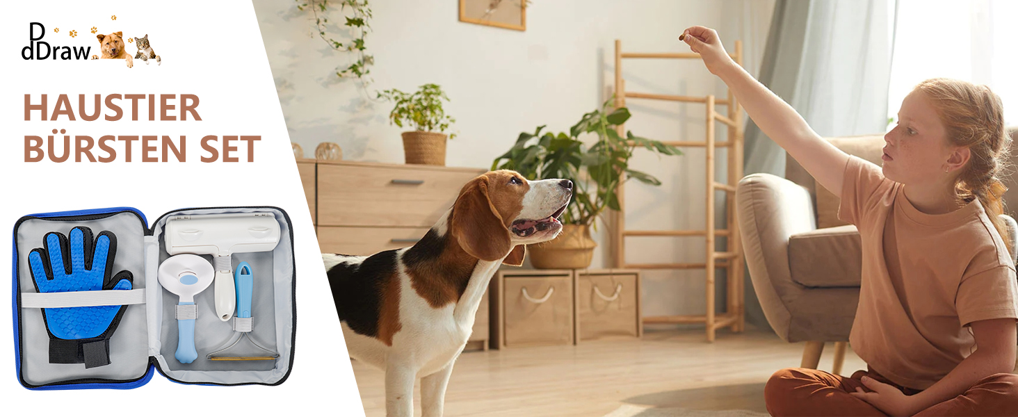 Набір для видалення шерсті домашніх тварин 5 шт. для собак та котів (довгошерсті/короткошерсті), ролики для меблів, повторне використання