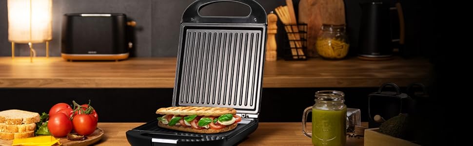 Сендвічниця Cecotec Rock'nToast Family Waffle 1500W з антипригарним покриттям та нержавіючою сталлю