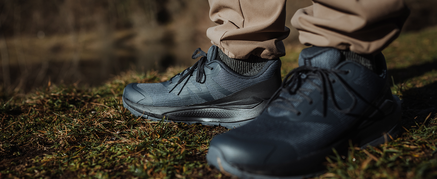 Чоловічі трекінгові черевики Salomon Elixir Tour Waterproof 43 1/3 EU, темно-синій/сірий