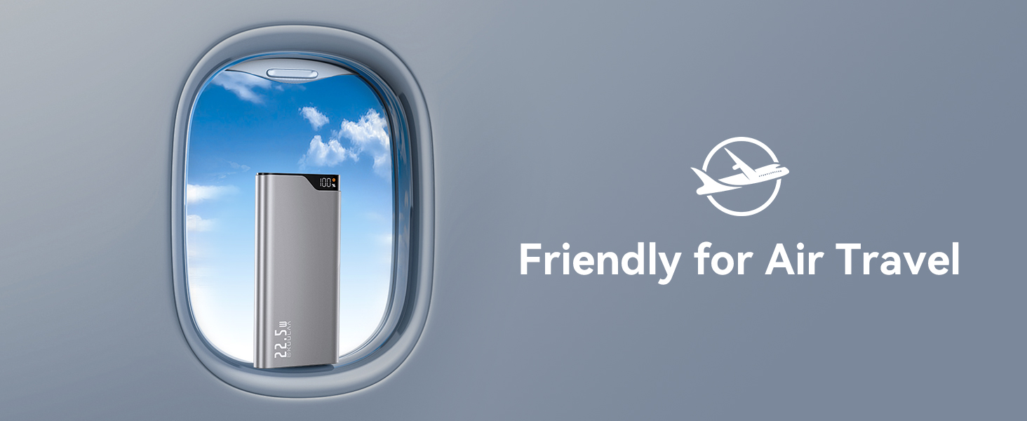 Power Bank Kuulaa 10000mAh 22.5W з USB-C: зарядний акумулятор для iPhone, Samsung, iPad, Huawei