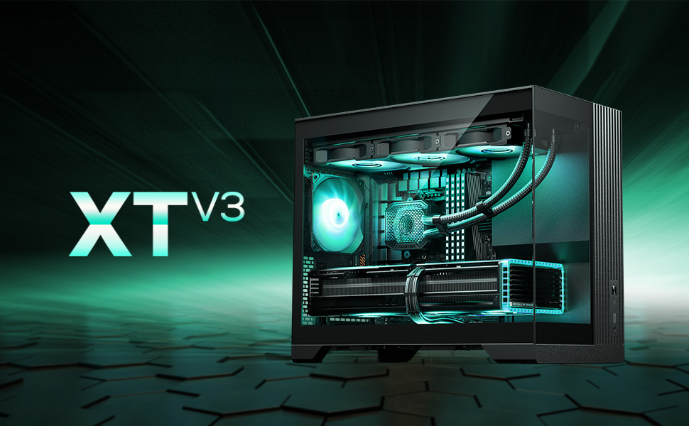 Корпус для ПК Phanteks XT V3 Mini-Tower Micro-ATX, білий, загартоване скло, 3x 120мм RGB вентилятори, підтримка радіатора 360мм та GPU 430мм