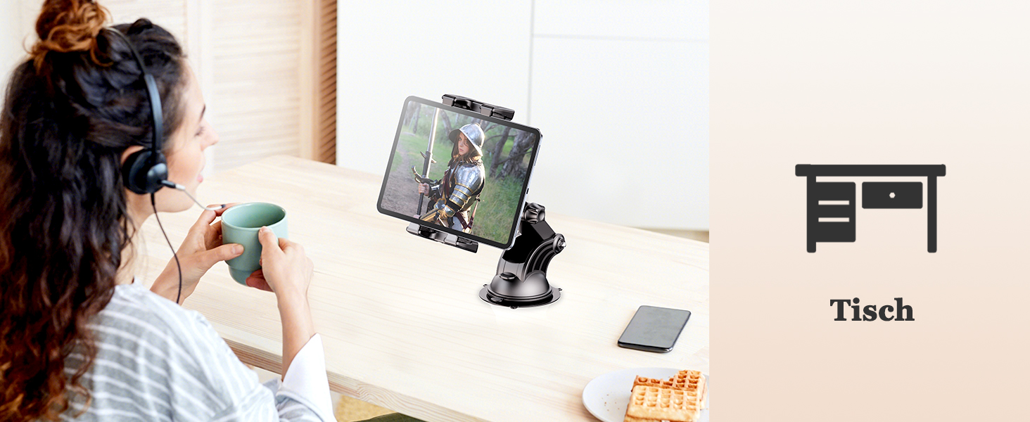 Тримач для планшета в авто OHLPRO: універсальний, для iPad, Galaxy Tab, Switch, 5-13 дюймів