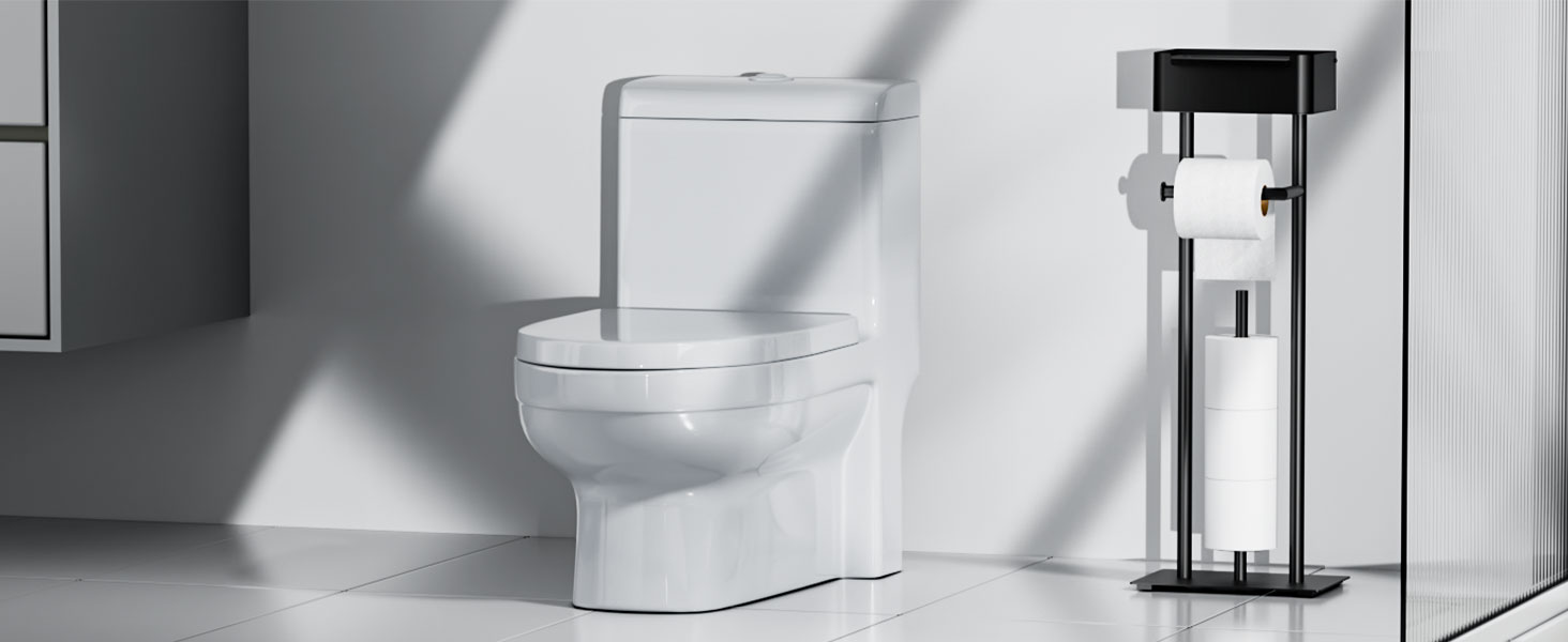 Підставка для туалетного паперу настільна з боксом для вологих серветок, чорна матова – Pro