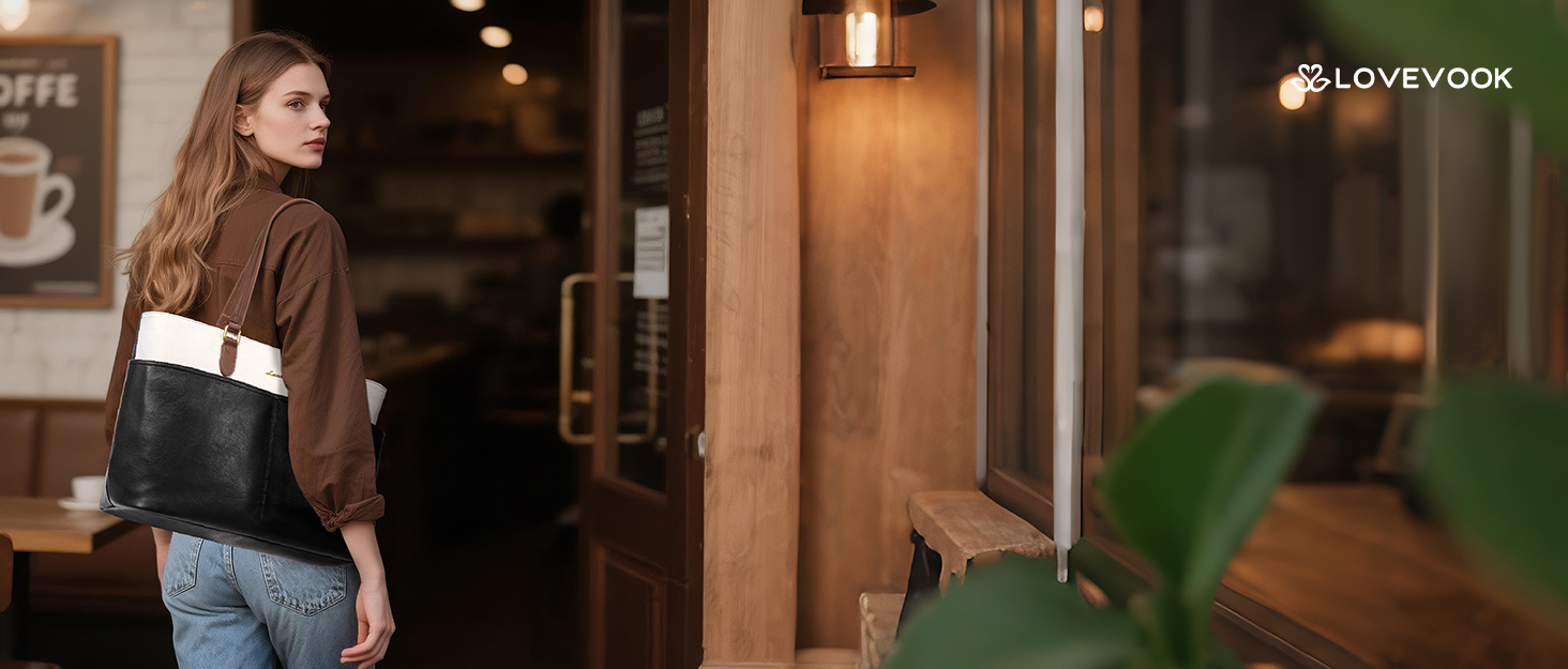 Сумка жіноча LOVEVOOK велика для ноутбука 15.6