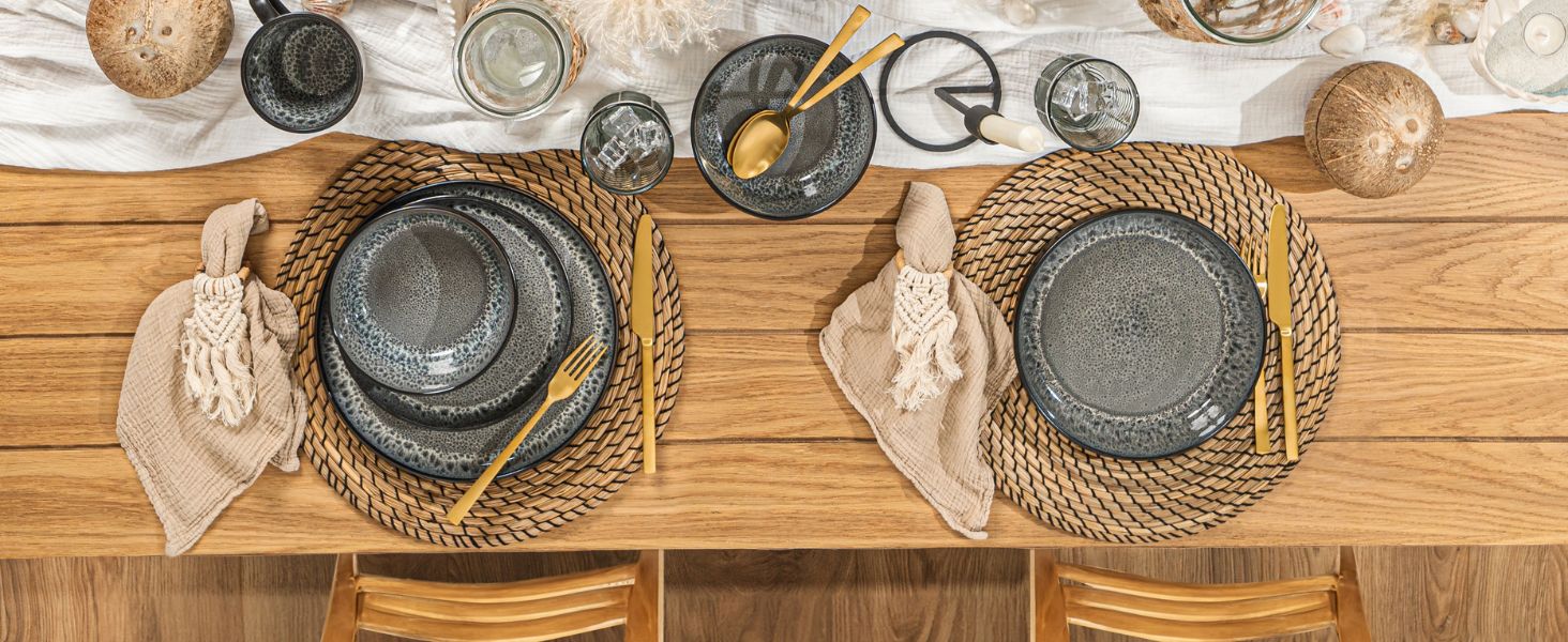 Набір кавових чашок Sänger Sydney (6 шт.) з кераміки, 430 мл, сірий, для кави та чаю, миючі в посудомийній машині, для мікрохвильової печі