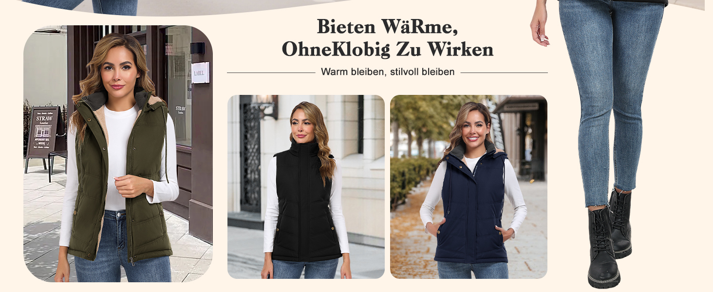 Жіноча жилетка Tuopuda з капюшоном, стеганий фліс, утеплена флісом, тепла зимова куртка без рукавів, термо жилетка, комір-стійка, жилетка з капюшоном, блискавка, осінь/зима, чорний колір, розмір L
