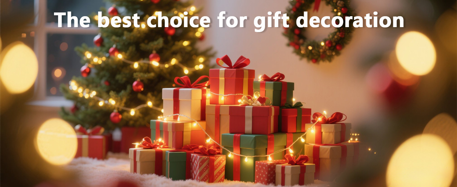 Гірлянда світлодіодна зовнішня 20 м, 200 LED, 24V, тепле біле світло, 8 режимів, для декору вечірки, саду, ялинки, святкування Пасхи