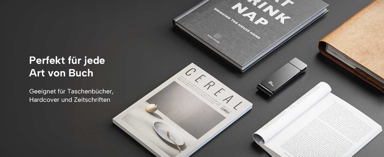 LED кріпильна лампа для читання 86lux - перезарядна, 3 кольори, регулювання яскравості, сіра