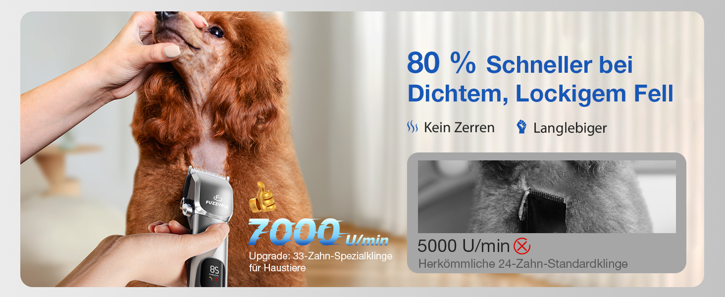 Набір для стрижки собак 3-в-1: машинка, триммер для лап, тиха робота, для густого хутра, чорний колір