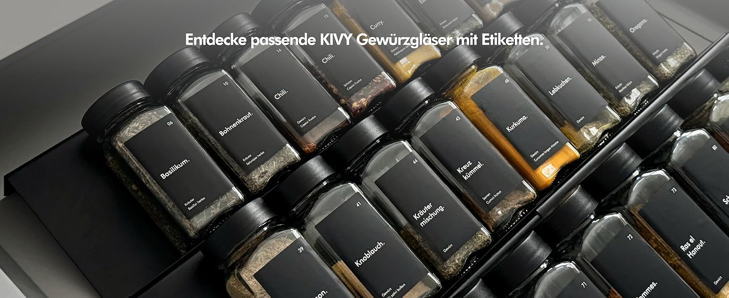 Банки для зберігання KIVY 4 шт. 500 мл, 2 шт. 1800 мл герметичні