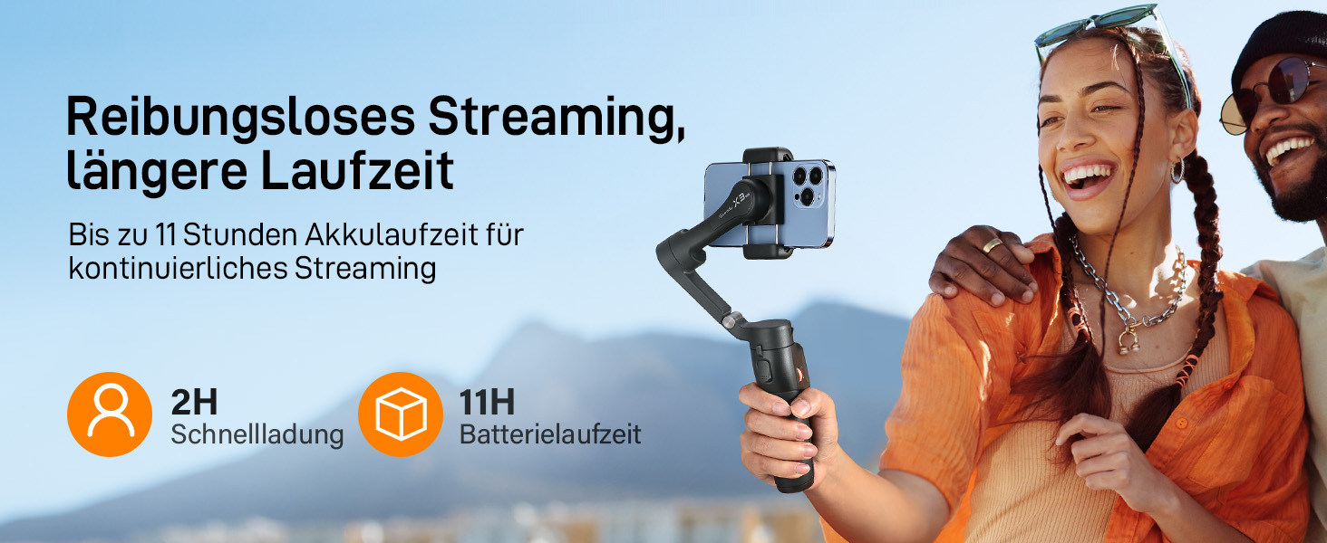 Hohem iSteady X3 SE - Стабілізатор для смартфона, 3-осьовий, чорний