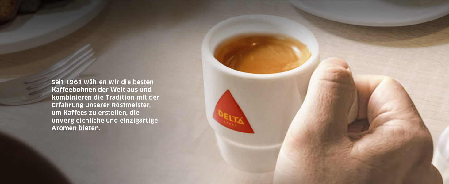 Кава в зернах Delta Cafés Gold Arabica, інтенсивність 12, аромат меду та стиглих фруктів, 1 кг (набір 2 упаковки)