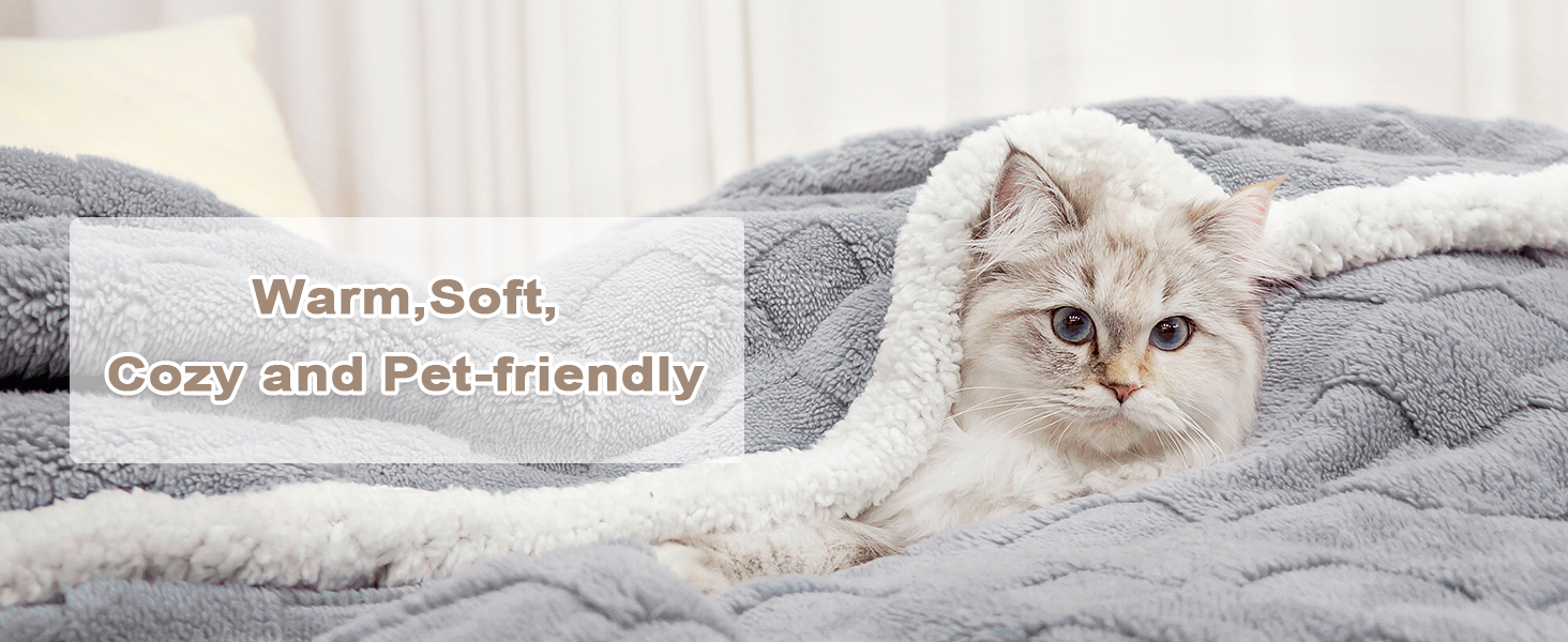 Плед Gracelife Sherpa з м'якого флісу, великий, теплий, 150 x 200 см, сірий (A01)