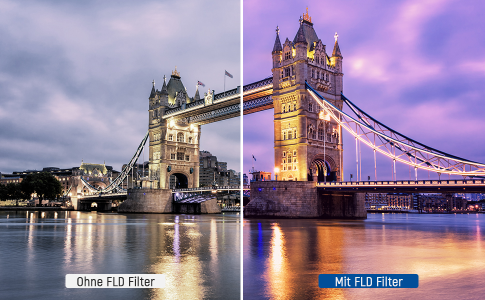 Набір фільтрів NEEWER 52mm ND/UV/CPL: ND2, ND4, ND8, UV, CPL, FLD, з кришкою об'єктива та блендою