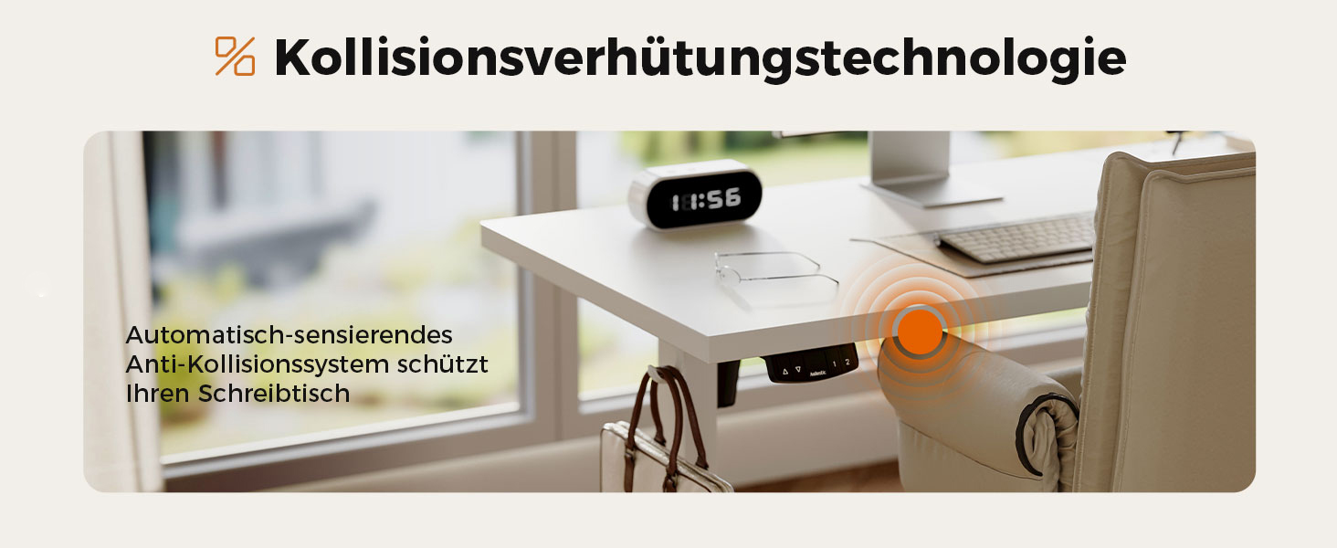 Електричний столик для роботи Agilestic L-подібної форми 150 см, регульована висота, для дому та офісу, ергономічний, зі з'єднуваною панеллю, світло-коричневий (150 x 90 см)