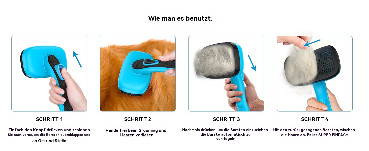 Щітка для собак та котів – самоочисна, легка у чищенні, зменшує випадання шерсті, видаляє волосся. Підходить для великих, середніх та маленьких тварин з довгою та короткою шерстю. Зелена (3 шт., нова)