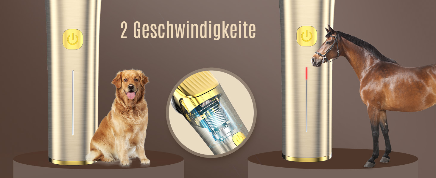 Машина для стрижки коней Oneisall бездротова, потужна, 7000 обертів, для густого та сплутаного волосся, чорна