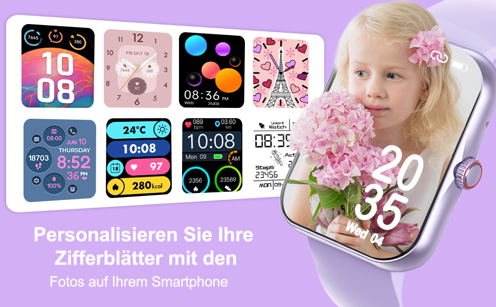 Дитячий розумний годинник Smartwatch для спорту та фітнесу, 1.83