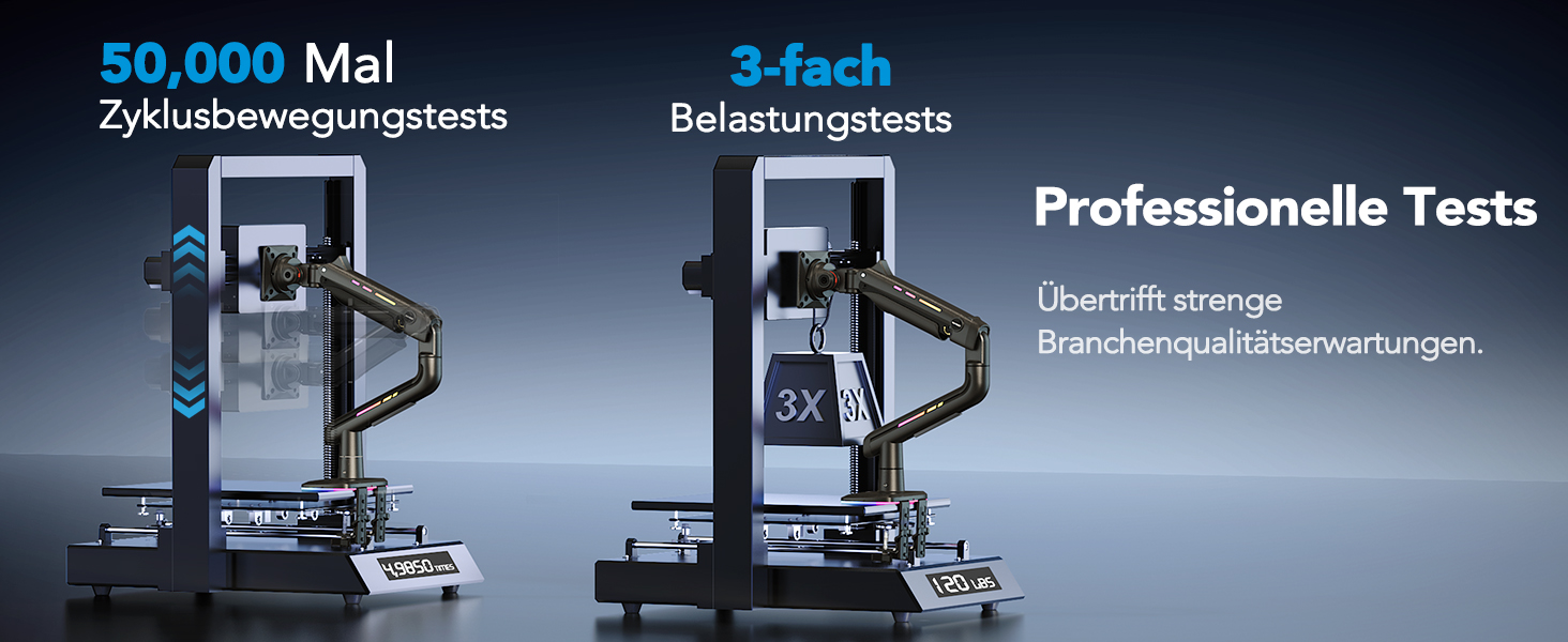 Кріплення для монітора HUANUO для Ultrawide до 49 дюймів, 18 кг, регульований кронштейн, VESA 100x100mm (RGB)