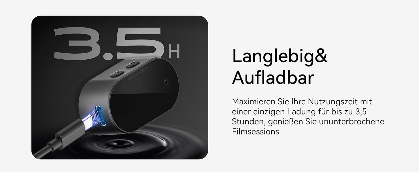 Стабілізатор для смартфона AOCHUAN 3-осьовий з RGB-підсвічуванням, для iPhone/Android, з функцією відстеження обличчя, сірий (Smart X Pro AI)