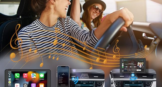 Безпровідний CarPlay і Android Auto Spedal CL786, 7