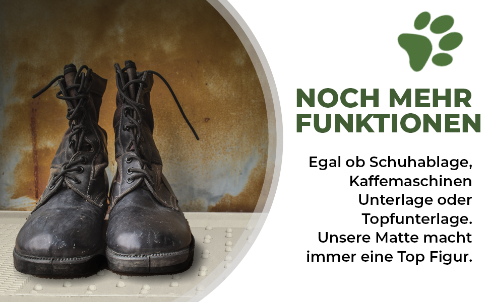 Підставка для миски для собак - непромокальна, нековзна, з високим бортиком - килимок для годування - універсальна - силіконова підставка для миски (чорна, велика) 55x40 см