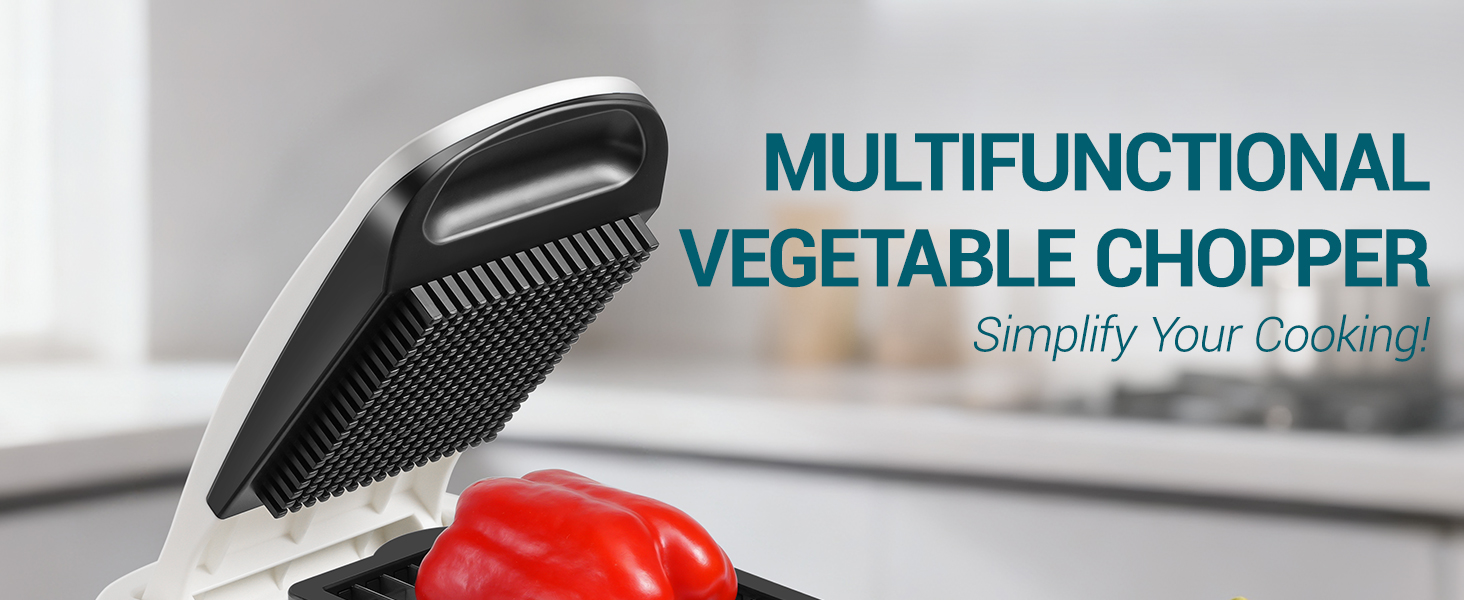 Нарізчик овочів Sopito з 6 лезами, 2 л контейнер, захист рук та рукавички, овочева спіраль, овочевий чіпер