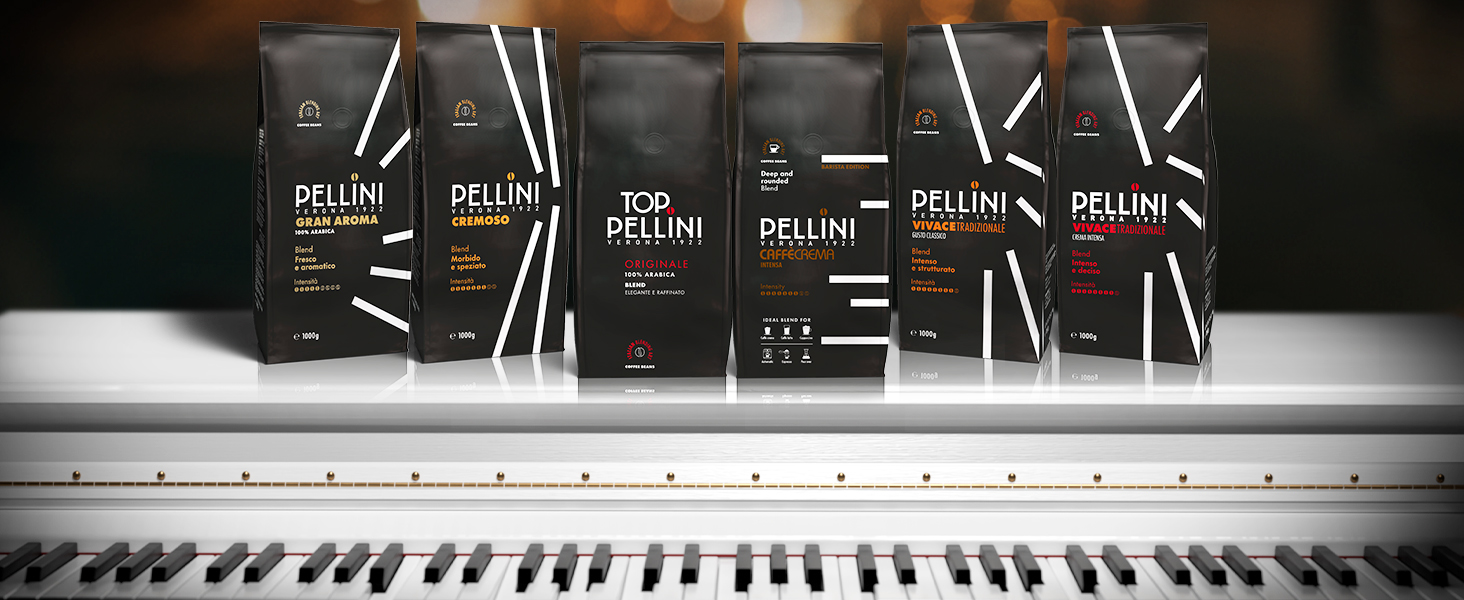 Кава в зернах Pellini N.9 Cremoso для еспресо, 1 кг