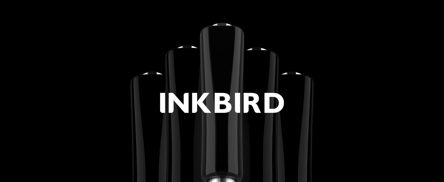 Термометр для м'яса Inkbird INT-11P: Бездротовий Bluetooth термометр для гриля, BBQ, духовки та кухні. Водостійкий IP67, з керуванням через додаток.