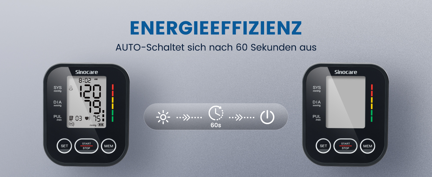 Автоматичний тонометр на плече Sinocare, велика манжета, для дому