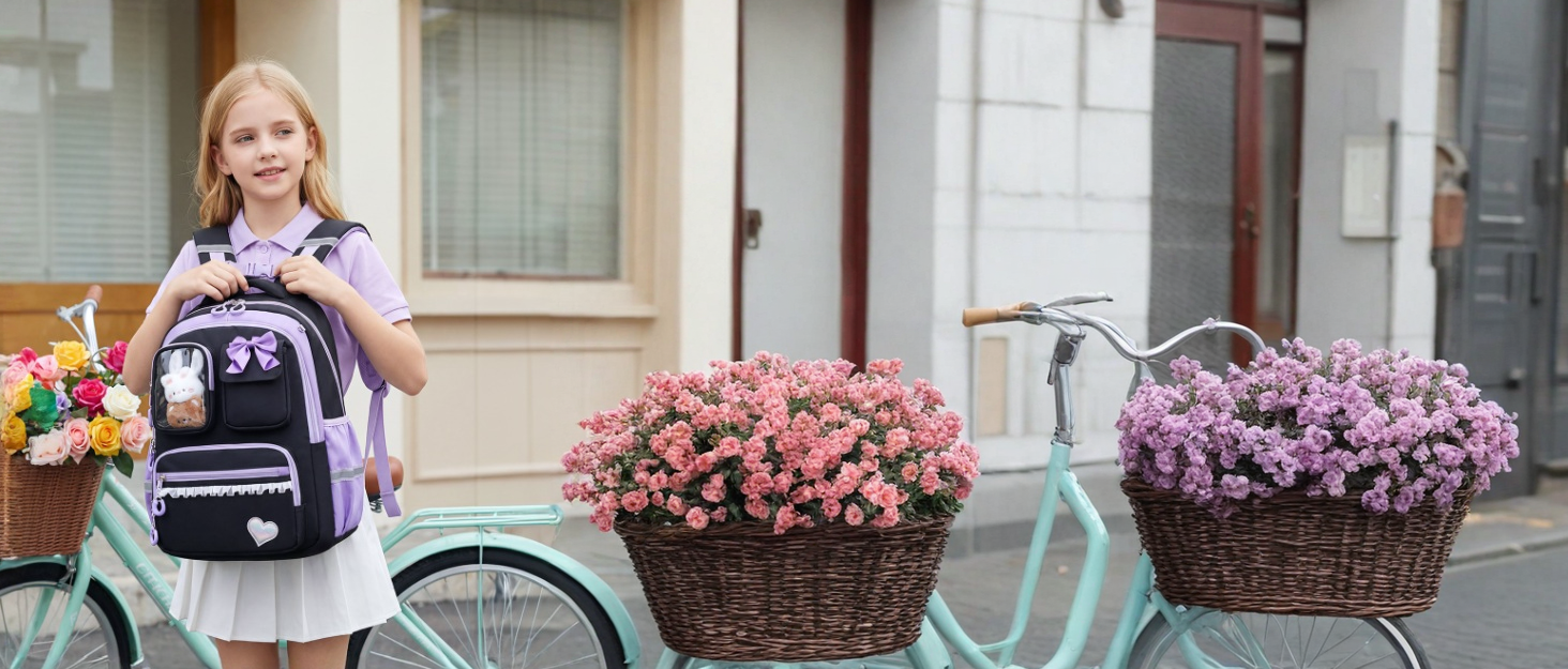 Шкільний рюкзак для дівчаток-підлітків, великий рюкзак для класу 5-12, стильний рюкзак-daypack з нейлону для гімназії, реального училища та університету, зелений