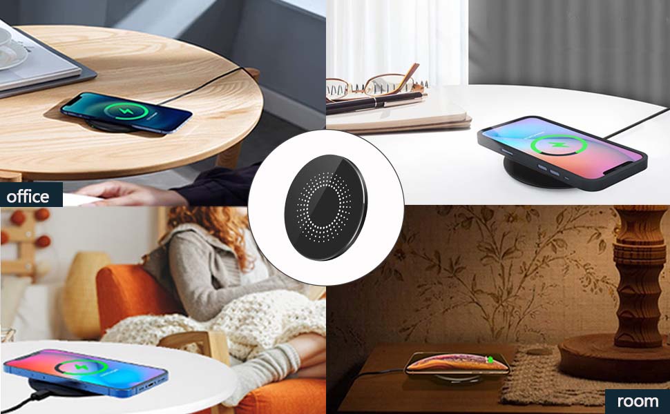 Бездротовий зарядний пристрій 20W для Samsung Galaxy та iPhone: швидка зарядка, індукційне зарядження