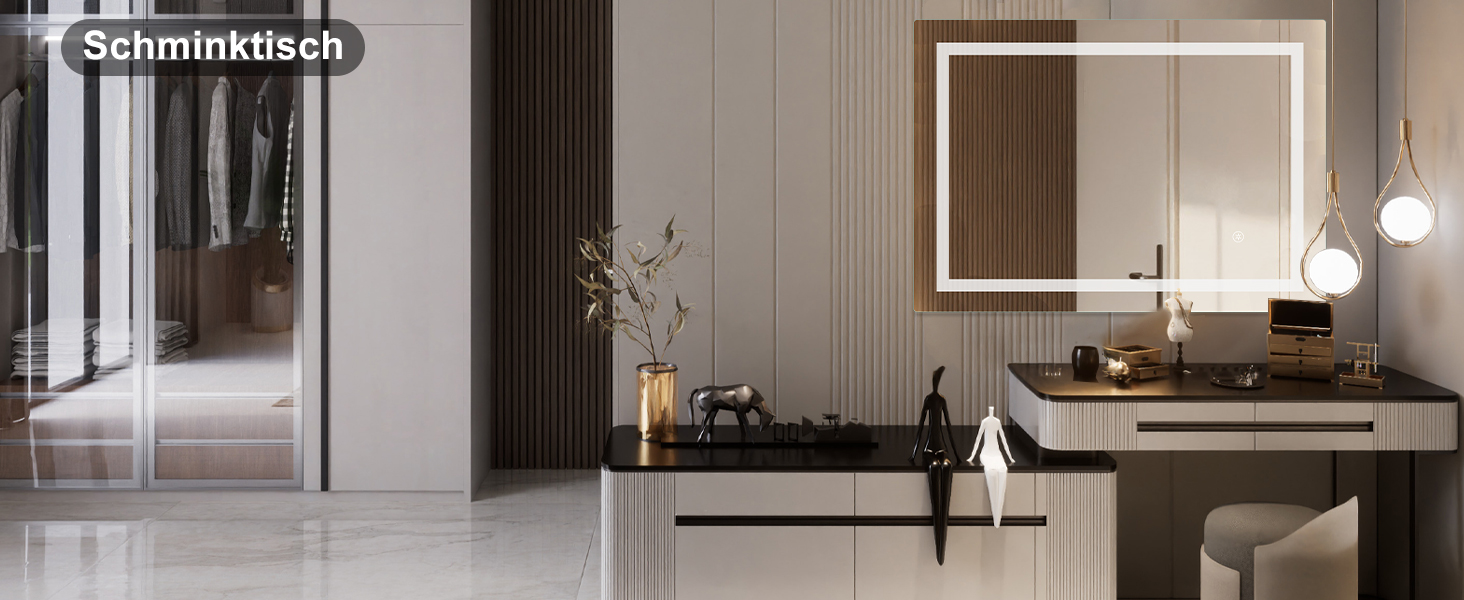 Дзеркало для ванної кімнати Sanitemodar LED 50x70 см з підсвічуванням, антизапар, сенсорне керування