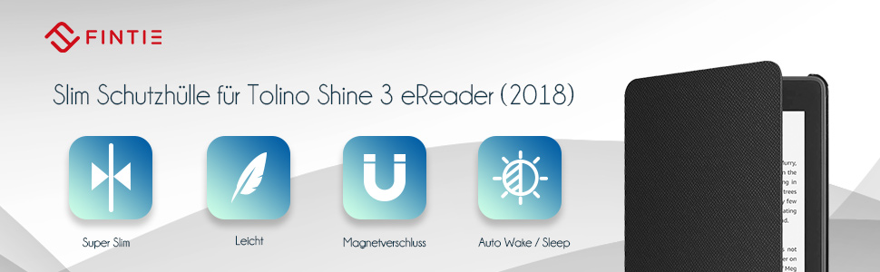 Чохол Fintie для Tolino Shine 3 / Kobo Clara HD: ультратонкий, з магнітним закриттям, зірка (зірковий малюнок)