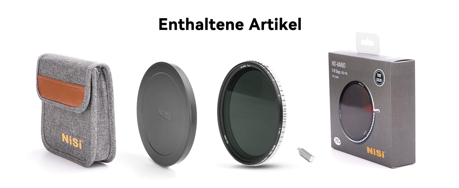 ND фільтр NiSi True Color VND 49mm (ND2-ND32) змінна щільність, мульти-нано покриття
