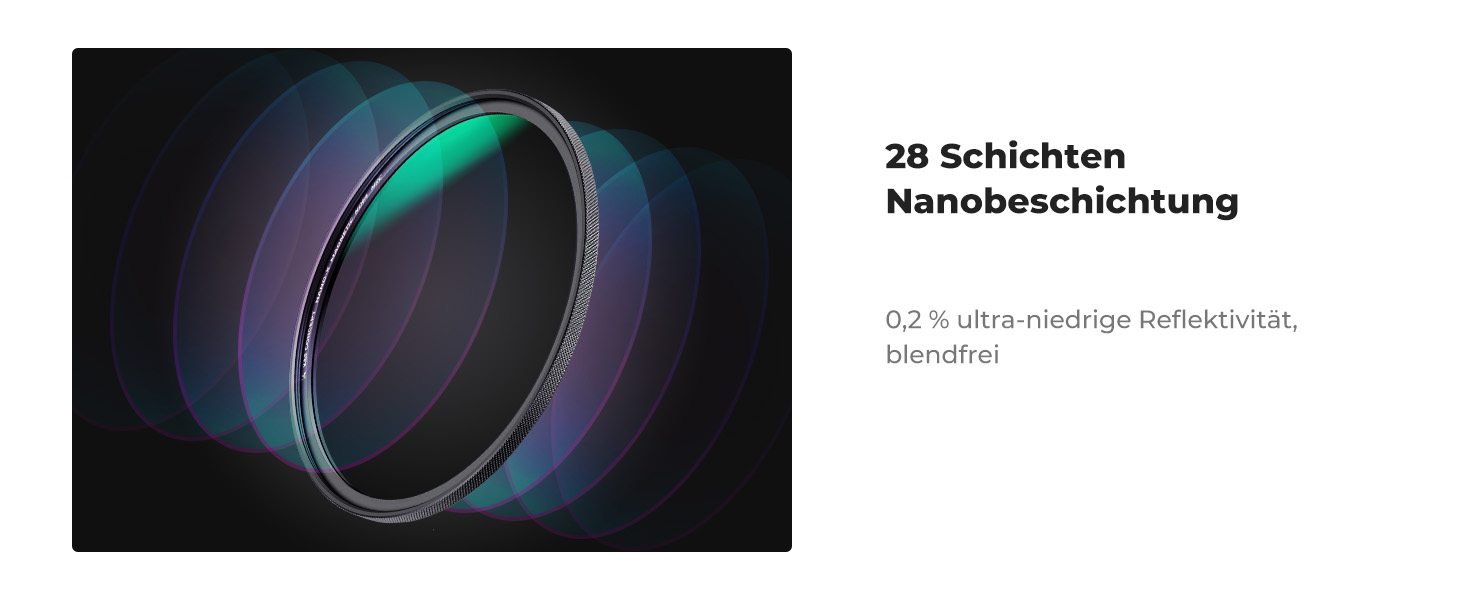 ND фільтр K&F Concept 49mm ND64 (6 Stop) магнітний з кришкою об'єктива, Nano-Xcel