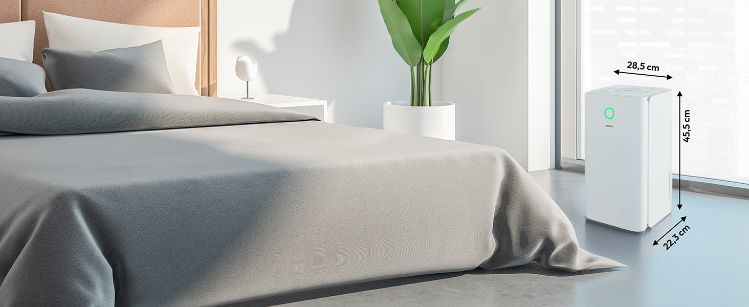 Електричний осушувач повітря MEDION DH10 - 12л, 15м², тихий, з таймером