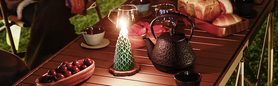 Cast iron teapot, Japanese teapot with infuser for loose tea, 800ml teapot suitable for stovetops, with enameled interior coating, cloud pattern, 27oz Green (Sky-blue)