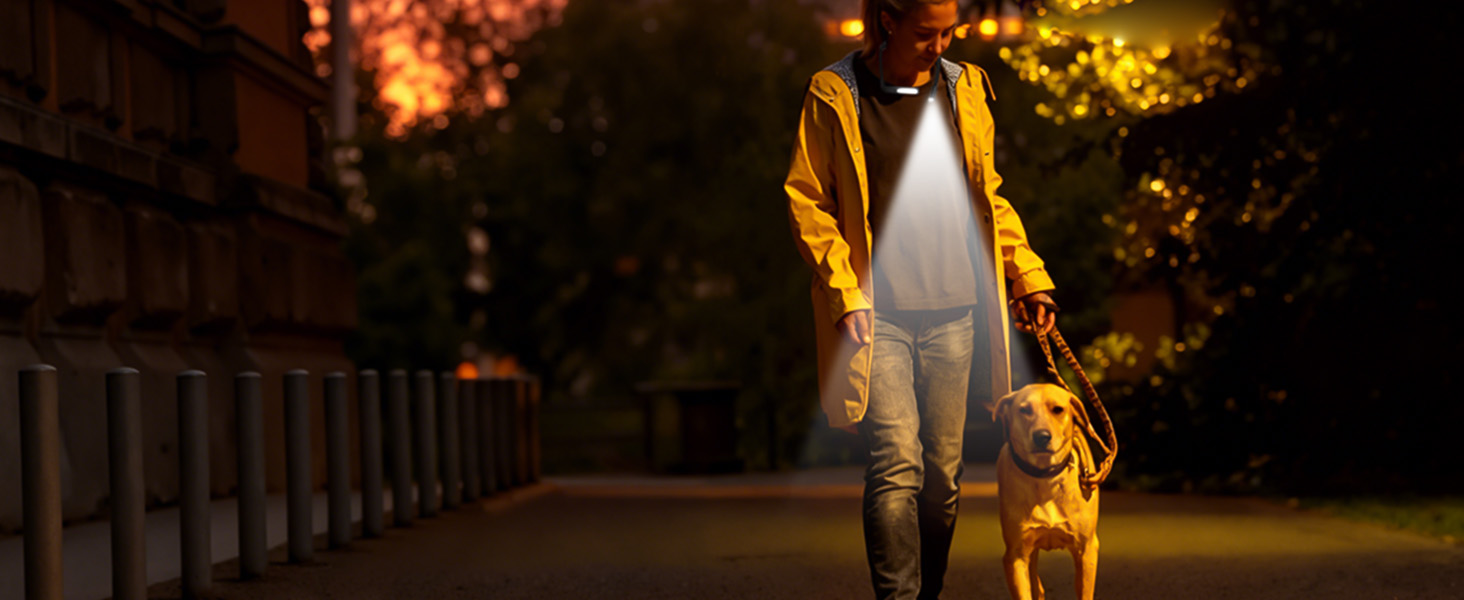 Ліхтарик на шию Tomshine з датчиком жесту, 1800mAh для читання, в'язання, кемпінгу - 3 кольори, регульована яскравість, поворотний