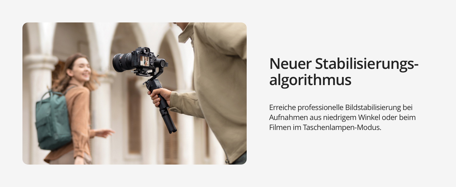 Стабілізатор DJI RS 3 Mini: 3-осьовий Gimbal для Canon/Sony/Panasonic/Nikon/Fujifilm, до 2 кг, Bluetooth, вертикальна зйомка